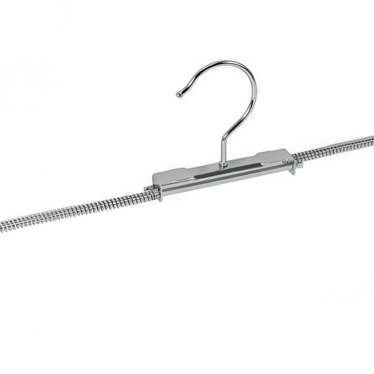 Hangers for Skirts, Set of 2, BLUE STRETCHER, Large 29 - 50 cm, Silver / Blue in the group Storage / Wardrobe storage / Hangers and hooks at SmartaSaker.se (40903)