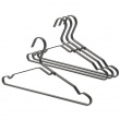 Aluminium Hangers, Set of 4, BRABANTIA NO STRETCH, 42 cm