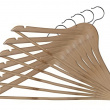 Coat Hangers in Wood, Set of 3, MISTER PACK, 44 cm, Nature Coat Hangers in Wood, Set of 3, MISTER PACK, 44 cm, Nature