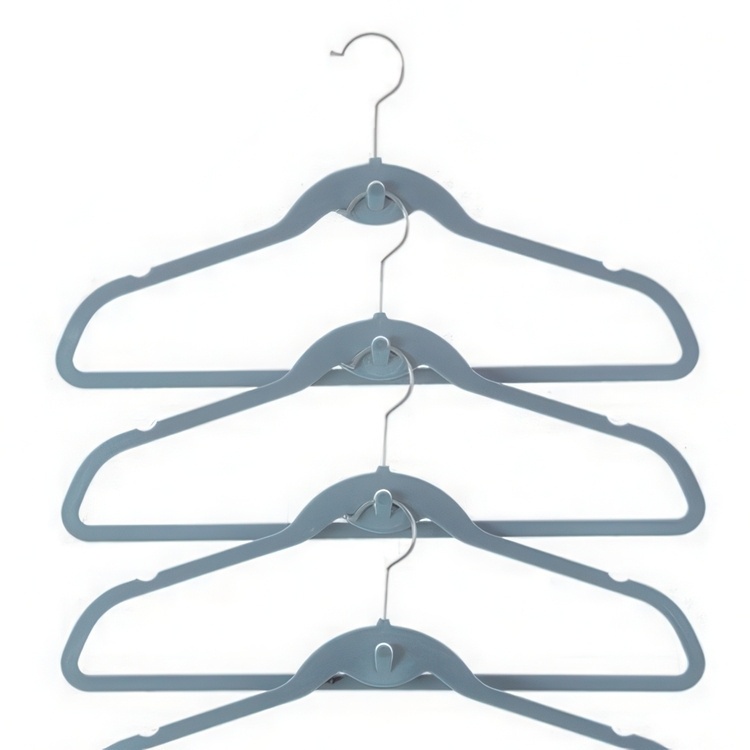 Hangers with hook, Set of 3, VELVET CASCADE HANGER, 42 cm in the group Storage / Wardrobe storage / Hangers and hooks at SmartaSaker.se (40911)