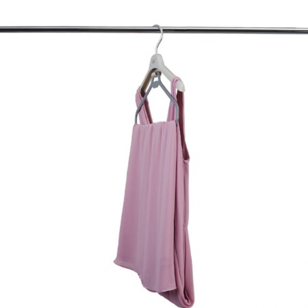 Hangers, Set of 2, ORDERLY LONG GARMENT, Joseph Joseph, 42,5 cm, Ecru in the group Storage / Wardrobe storage / Hangers and hooks at SmartaSaker.se (40913)