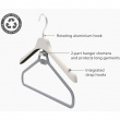 Hangers, Set of 2, ORDERLY LONG GARMENT, Joseph Joseph, 42,5 cm, Ecru Hangers, Set of 2, ORDERLY LONG GARMENT, Joseph Joseph, 42,5 cm, Ecru