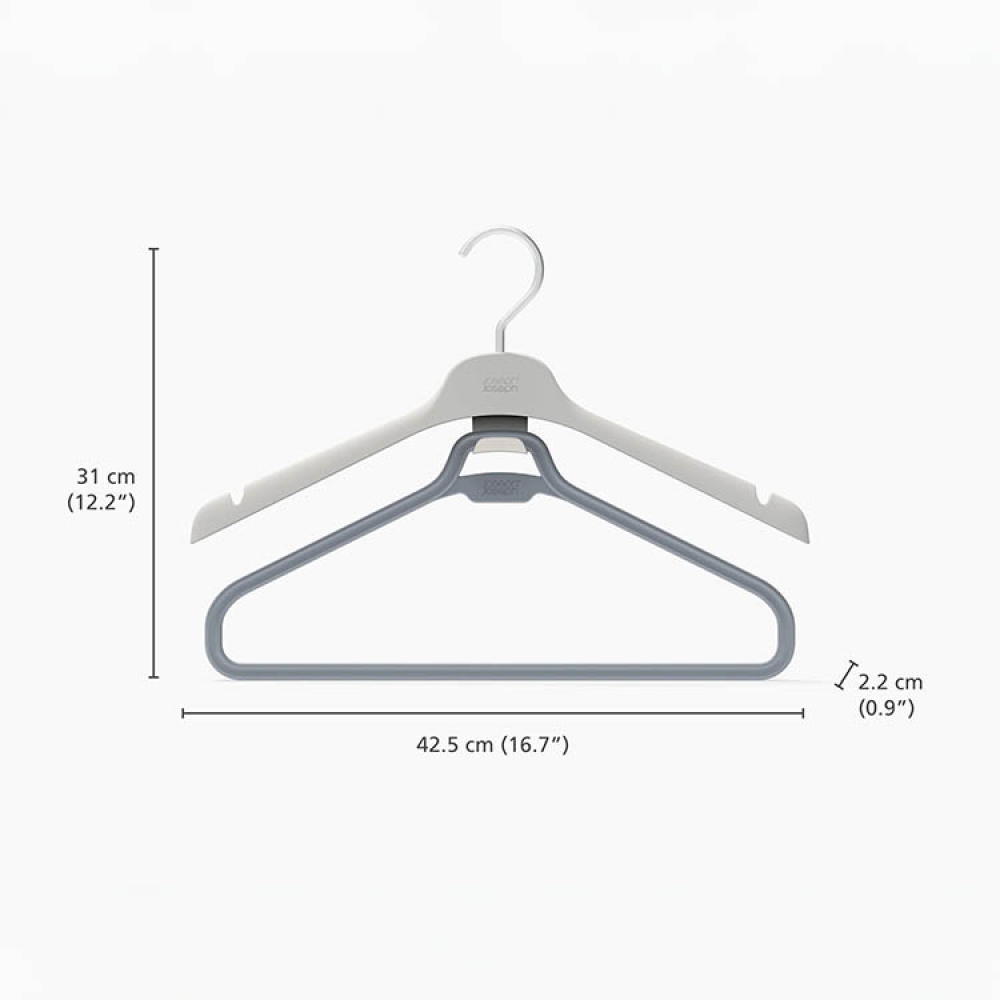 Two-part hanger for long garments in the group Storage / Wardrobe storage / Hangers and hooks at SmartaSaker.se (40913)