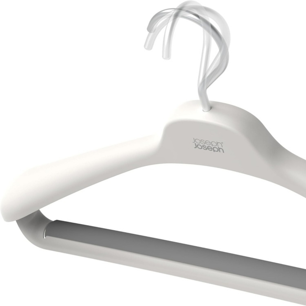 Hangers, Set of 2, ORDERLY SUIT HANGERS, Joseph Joseph, 42 cm, Ecru in the group Storage / Wardrobe storage / Hangers and hooks at SmartaSaker.se (40914)