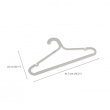 Hangers, Anti slip, Set of 5, ORDERLY ANTI-TANGLE, Joseph Joseph, 41,5 cm, Ecru Hangers, Anti slip, Set of 5, ORDERLY ANTI-TANGLE, Joseph Joseph, 41,5 cm, Ecru