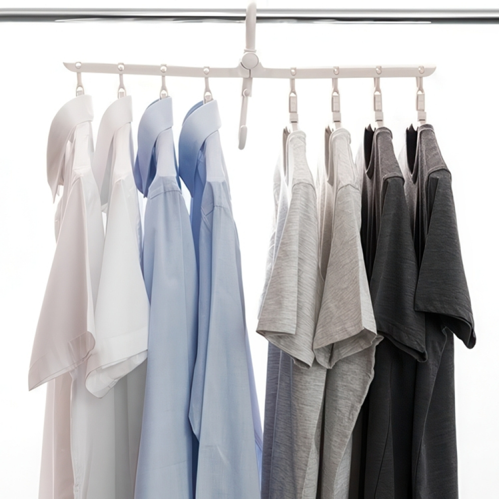 Hangers HANG IT 8-in-1 HANGER, Grey in the group Storage / Wardrobe storage / Hangers and hooks at SmartaSaker.se (40917)