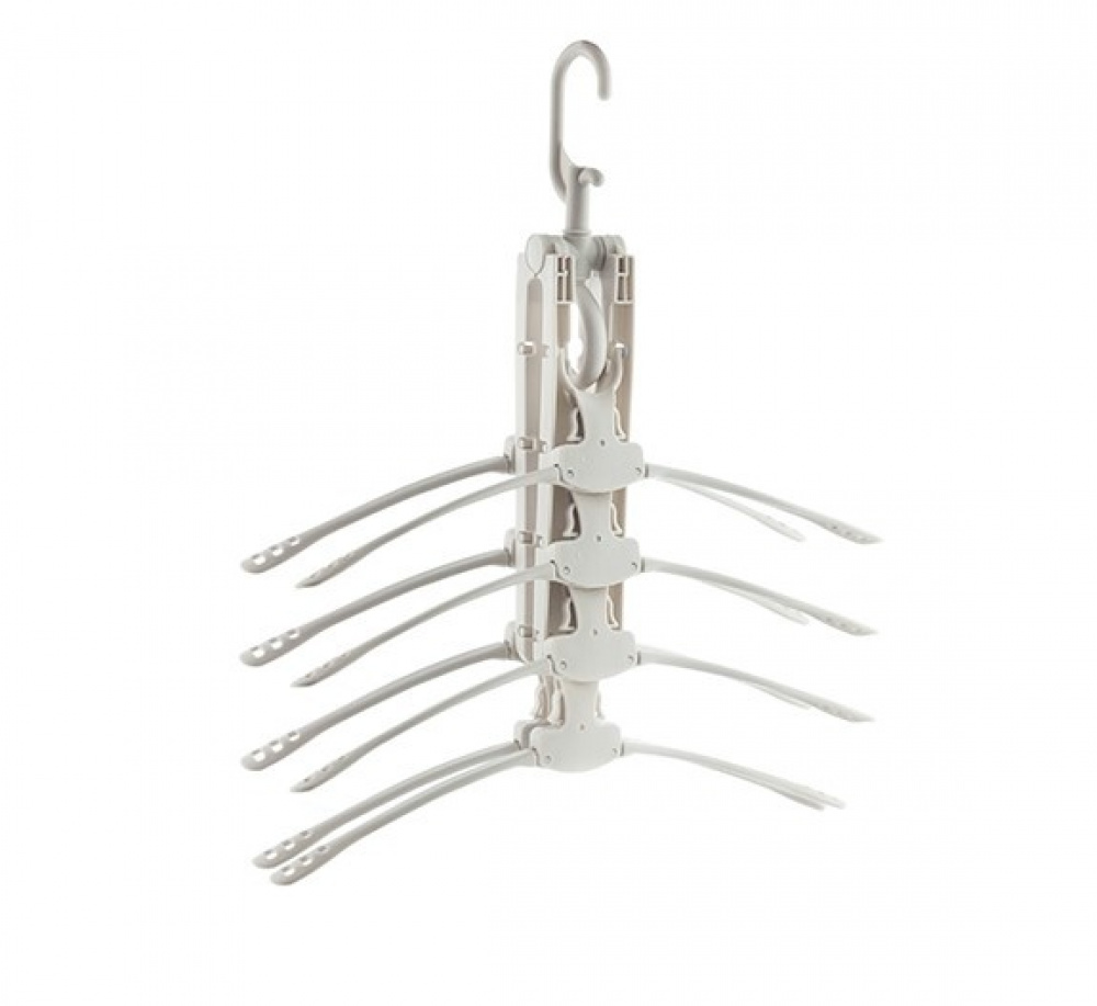 Hangers HANG IT 8-in-1 HANGER, Grey in the group Storage / Wardrobe storage / Hangers and hooks at SmartaSaker.se (40917)