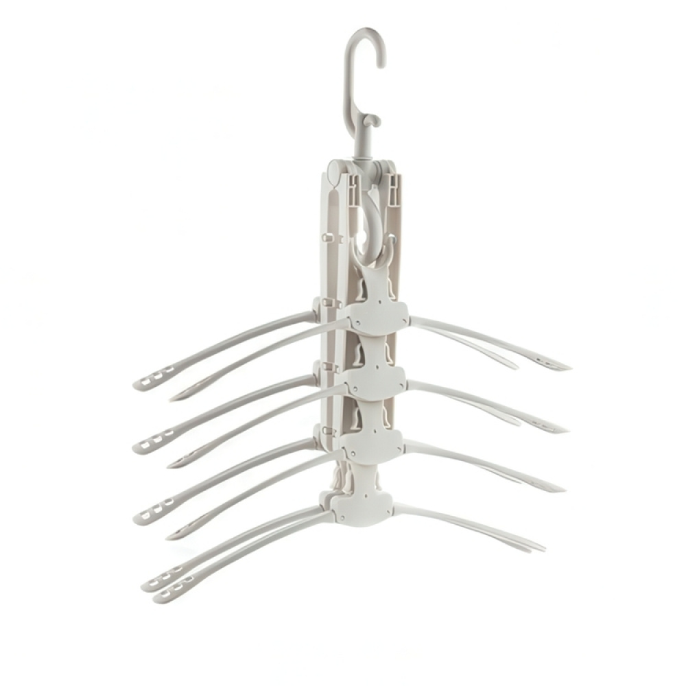 Hangers HANG IT 8-in-1 HANGER, Grey in the group Storage / Wardrobe storage / Hangers and hooks at SmartaSaker.se (40917)