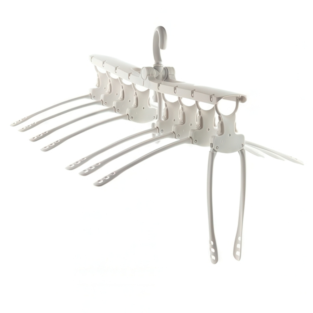 Hangers HANG IT 8-in-1 HANGER, Grey in the group Storage / Wardrobe storage / Hangers and hooks at SmartaSaker.se (40917)