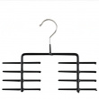 Hangers for 16 ties, MAWA KRAWATTENHALTER, 25cm, Non-Slip, Black Hangers for 16 ties, MAWA KRAWATTENHALTER, 25cm, Non-Slip, Black