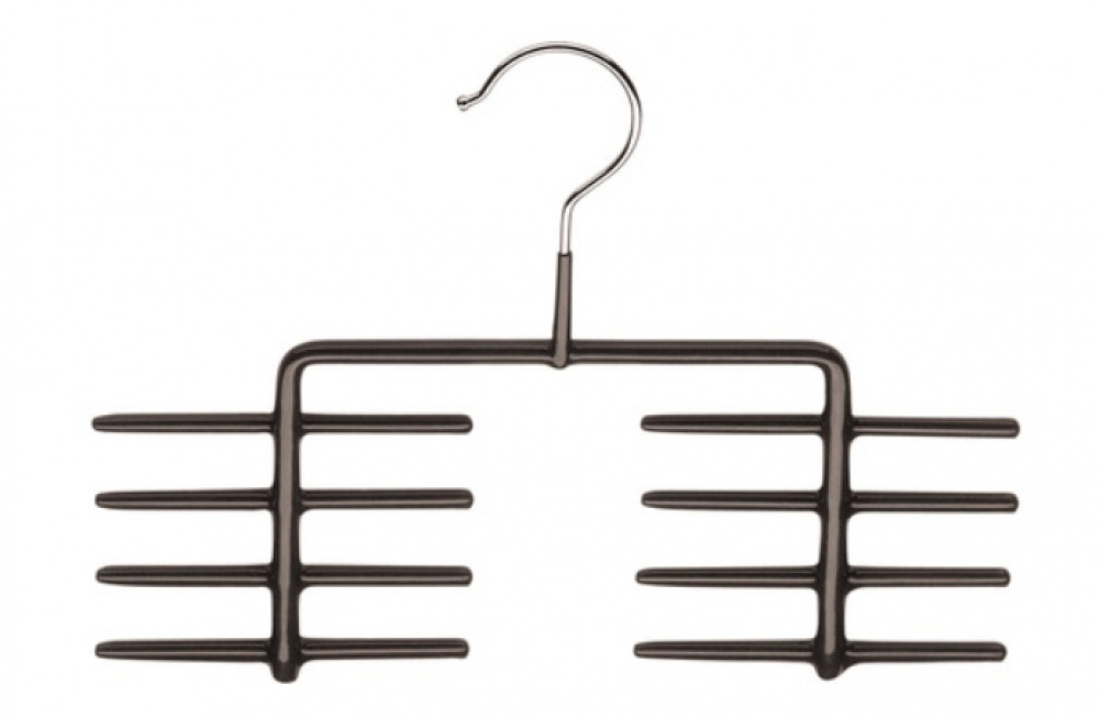 Hangers for 16 ties, MAWA KRAWATTENHALTER, 25cm, Non-Slip, Black in the group Storage / Wardrobe storage / Hangers and hooks at SmartaSaker.se (40922)