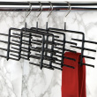 Hangers for 16 ties, MAWA KRAWATTENHALTER, 25cm, Non-Slip, Black Hangers for 16 ties, MAWA KRAWATTENHALTER, 25cm, Non-Slip, Black
