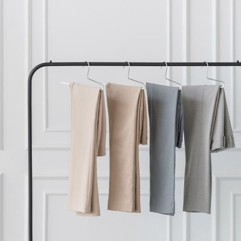 Hanger for Trousers, Anti-Slip, MAWA HOSENBÜGEL, 35 cm, White / Silver in the group Storage / Wardrobe storage / Hangers and hooks at SmartaSaker.se (40935)