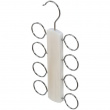 Tie and scarf hanger 8 loops