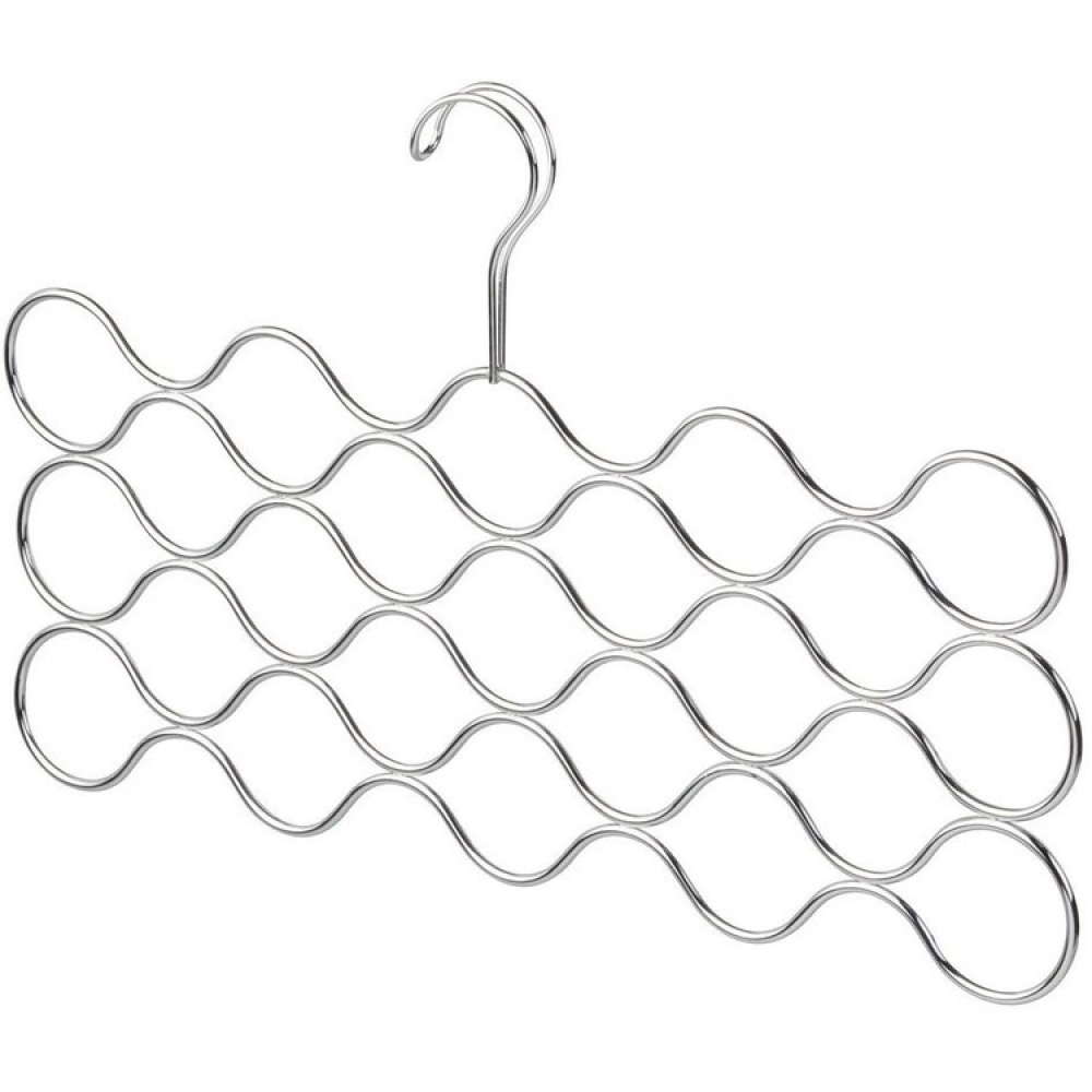 Hanger for scarves, WAVE 23 LOOP, 42 x H 26 cm, Chrome in the group Storage / Wardrobe storage / Hangers and hooks at SmartaSaker.se (40948)
