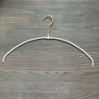 Hanger for Sweaters and T-shirts. MAWA LIGHT OBERTEILBÜGEL, 40 cm, White / Gold Hanger for Sweaters and T-shirts. MAWA LIGHT OBERTEILBÜGEL, 40 cm, White / Gold