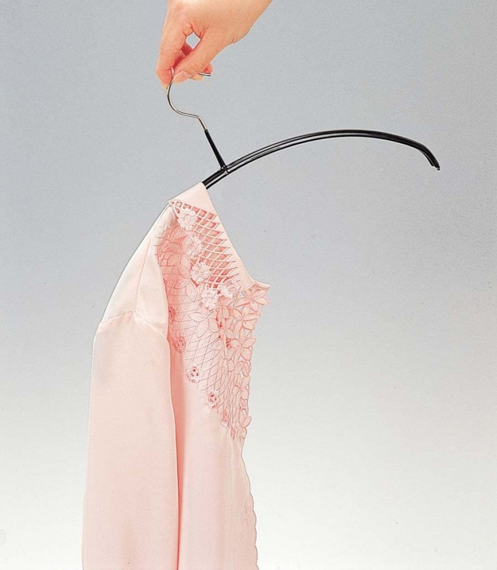 Hanger for Sweaters and T-shirts. MAWA LIGHT OBERTEILBÜGEL, 40 cm, White / Gold in the group Storage / Wardrobe storage / Hangers and hooks at SmartaSaker.se (40953)