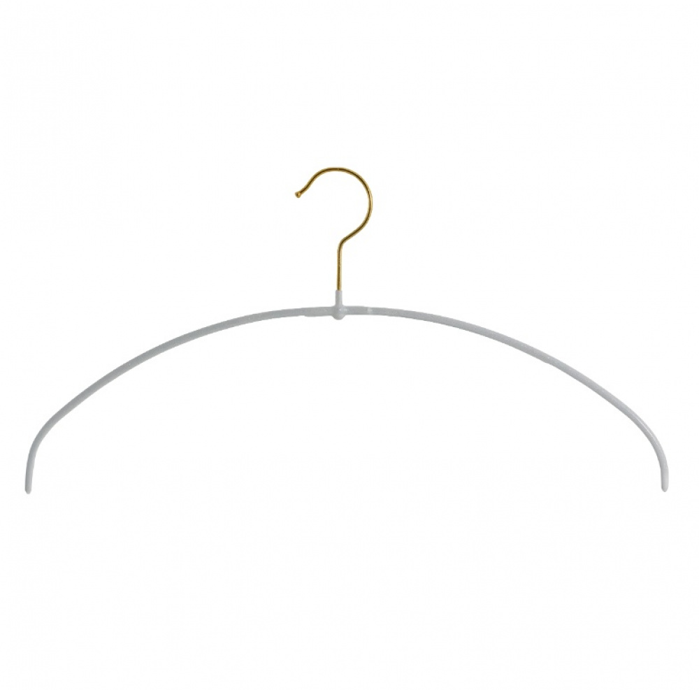 Hanger for Sweaters and T-shirts. MAWA LIGHT OBERTEILBÜGEL, 40 cm, White / Gold in the group Storage / Wardrobe storage / Hangers and hooks at SmartaSaker.se (40953)