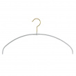 Hanger for Sweaters and T-shirts. MAWA LIGHT OBERTEILBÜGEL, 40 cm, White / Gold Hanger for Sweaters and T-shirts. MAWA LIGHT OBERTEILBÜGEL, 40 cm, White / Gold