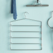 Hanger for pants, 5 Tier, CINTRES PANTALON, 37,5 x H 45 cm , Silver / Grey Hanger for pants, 5 Tier, CINTRES PANTALON, 37,5 x H 45 cm , Silver / Grey
