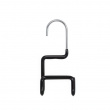 Hanger in metal for bags, MAWA PURSE HANGER, Silver/ Black Hanger in metal for bags, MAWA PURSE HANGER, Silver/ Black