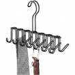 Hanger in metal, for scarves, belts, jewelry, CLASSICO, Black Hanger in metal, for scarves, belts, jewelry, CLASSICO, Black