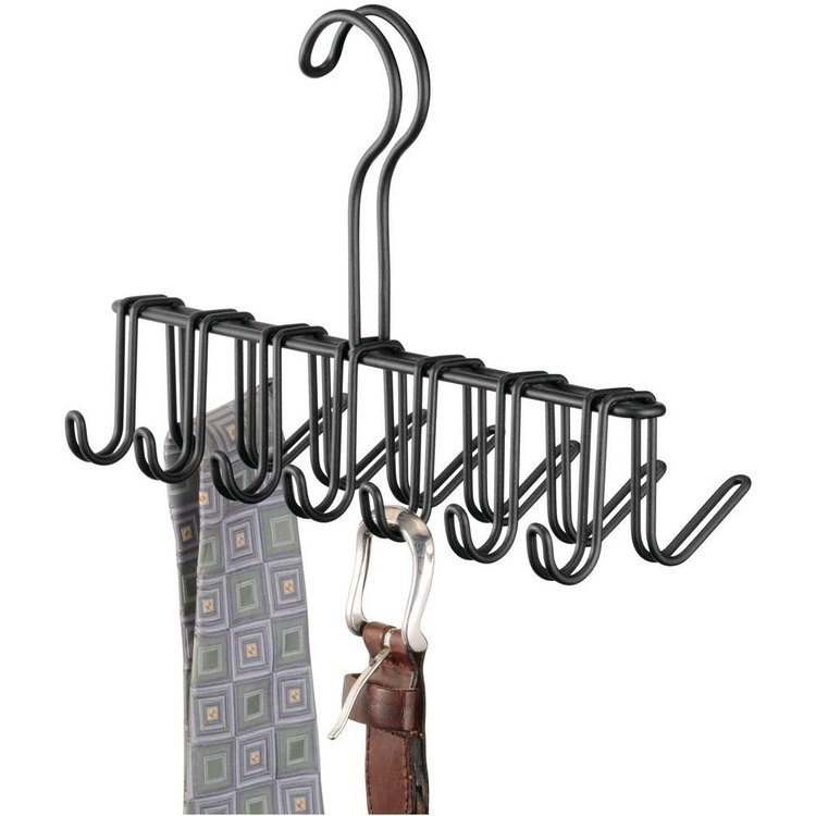 Hanger in metal, for scarves, belts, jewelry, CLASSICO, Black in the group Storage / Wardrobe storage / Hangers and hooks at SmartaSaker.se (40964)