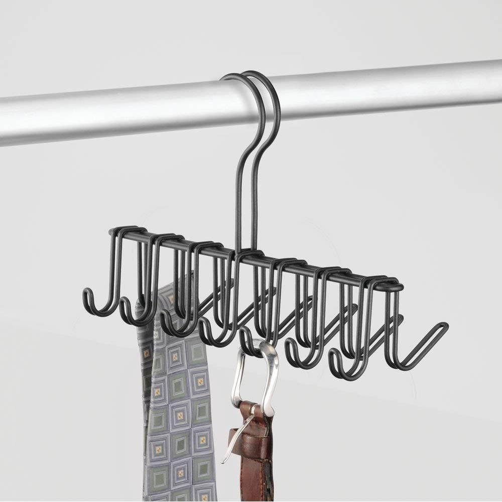Hanger in metal, for scarves, belts, jewelry, CLASSICO, Black in the group Storage / Wardrobe storage / Hangers and hooks at SmartaSaker.se (40964)