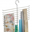 Hanger in metal, for scarves, 8 Tiers, CLASSICO SPINE, Chrome Hanger in metal, for scarves, 8 Tiers, CLASSICO SPINE, Chrome