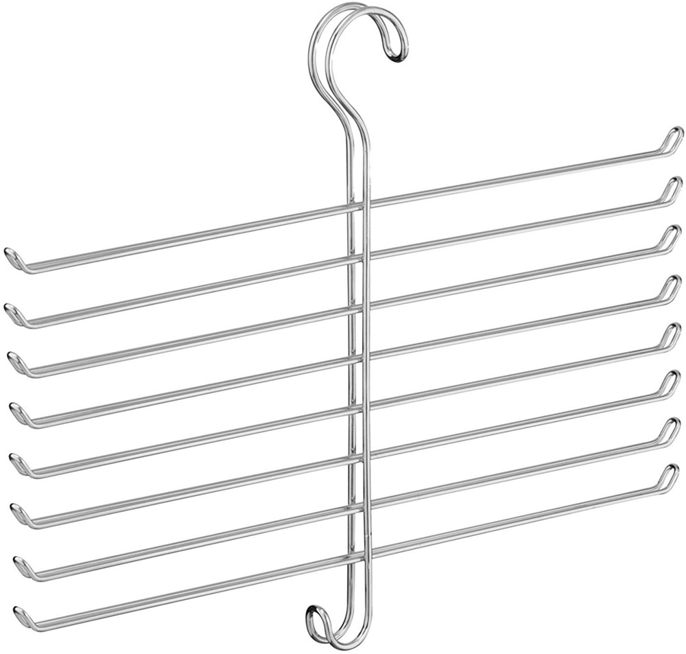 Hanger in metal, for scarves, 8 Tiers, CLASSICO SPINE, Chrome in the group Storage / Wardrobe storage / Hangers and hooks at SmartaSaker.se (40965)