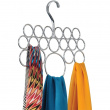 Hanger in metal, for shawls and scarves, 18 SMALL LOOPS, Silver Hanger in metal, for shawls and scarves, 18 SMALL LOOPS, Silver