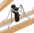 Wood hanger, SUIT HANGER, 44,5 cm, Nature