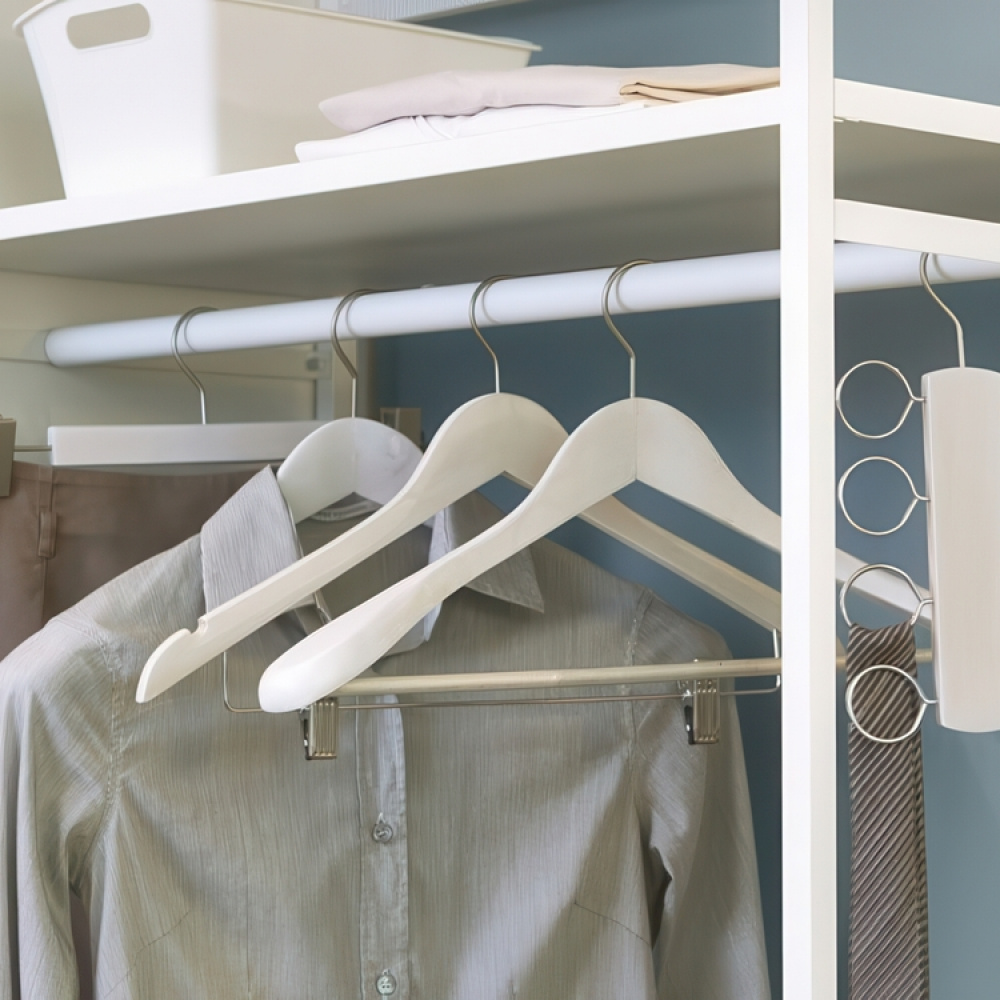 Wood hanger for blazer, WIDE SHOULDER, 45 cm in the group Storage / Wardrobe storage / Hangers and hooks at SmartaSaker.se (40971)