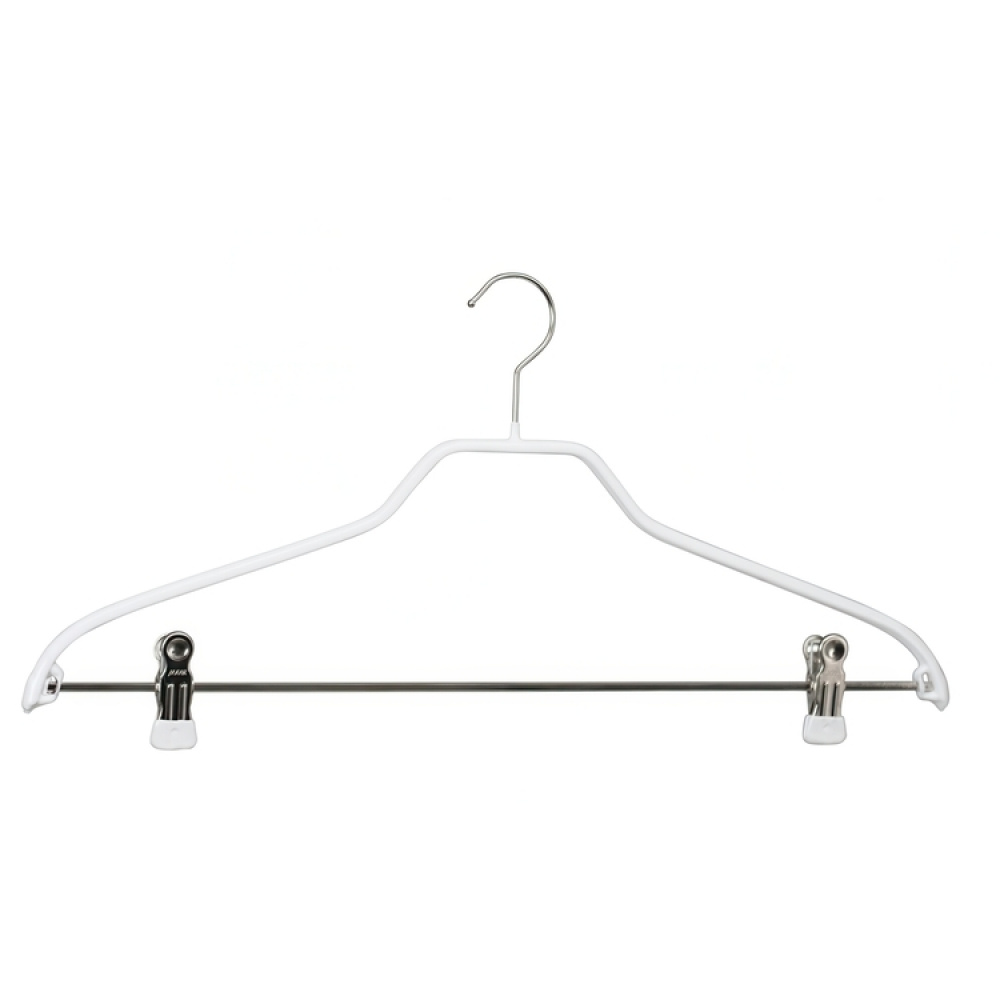 Hanger with Clips, Space Saving, MAWA SILHOUETTE KLAMMERN, 41 cm in the group Storage / Wardrobe storage / Hangers and hooks at SmartaSaker.se (40978)