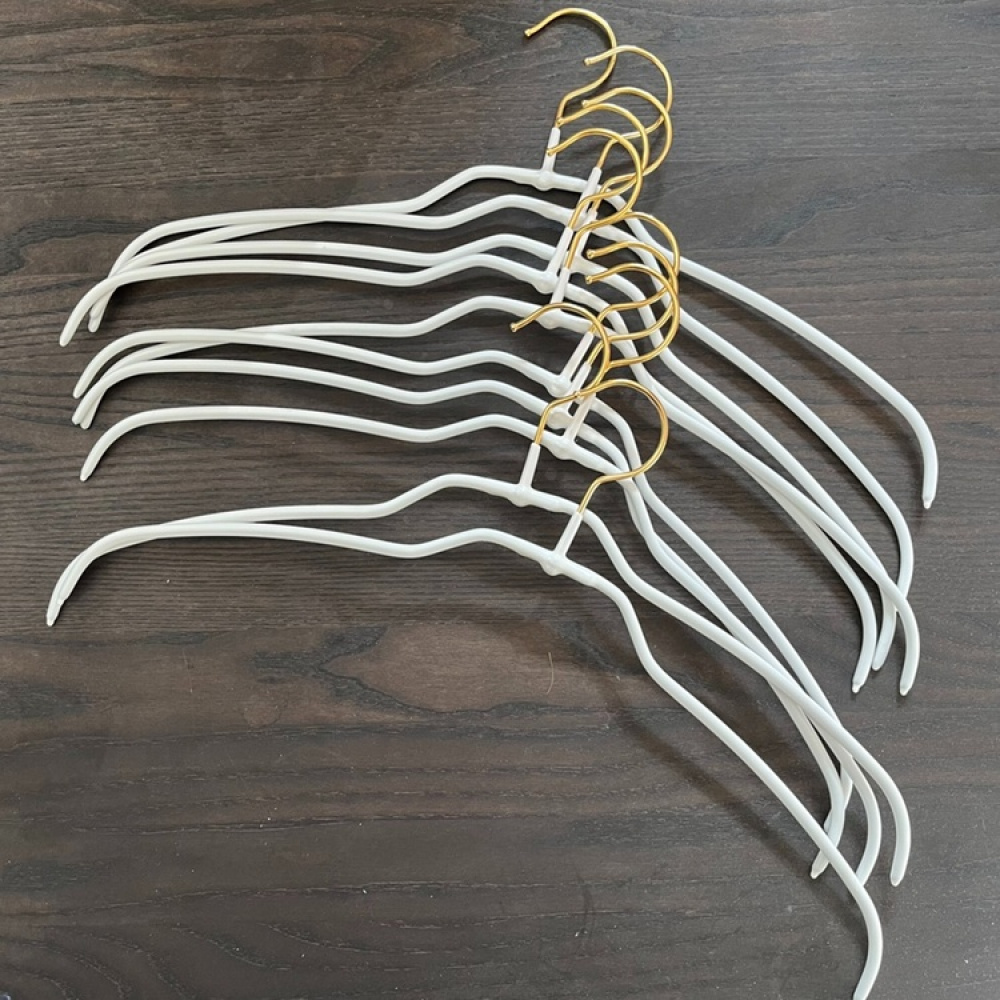 Hanger, Extra thin, Anti-Slip, MAWA SILHOUETTE LIGHT, 42 cm, White / Gold in the group Storage / Wardrobe storage / Hangers and hooks at SmartaSaker.se (40981)