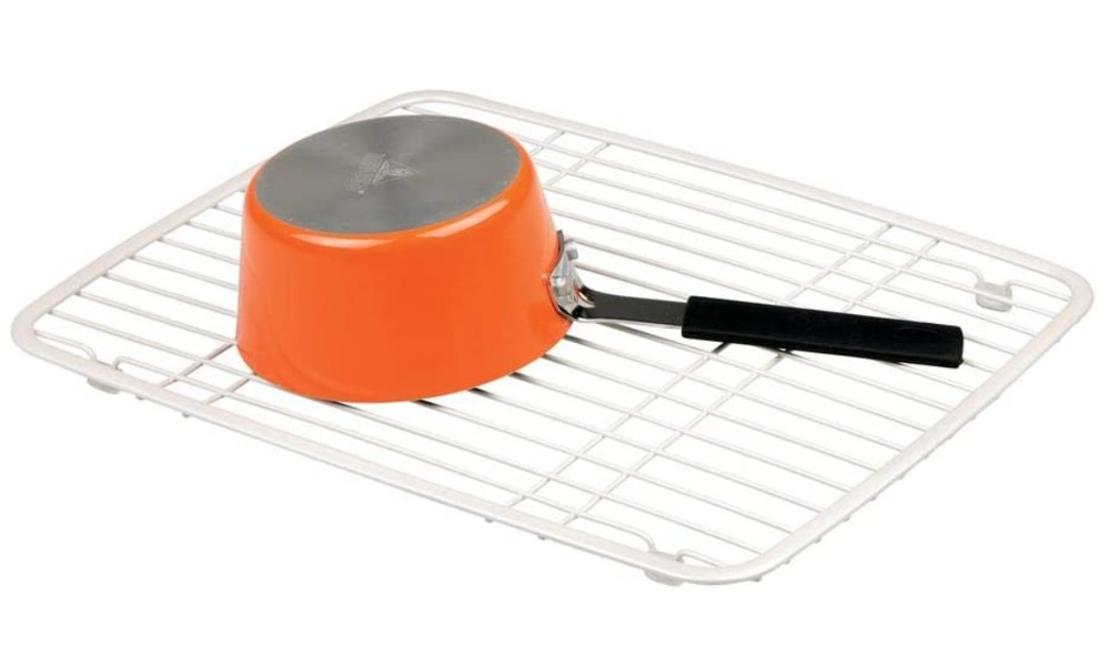 Sink Mat, SINK PROTECTOR GRID, 26 x 33 cm, Silver-white in the group Storage / Kitchen storage / Dish racks and sink accessories at SmartaSaker.se (40984)