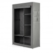 Wardrobe with Shelves, Portable, LARGE ARMARIO ROPERO, 105 x 45 x H 161 cm, Grey Wardrobe with Shelves, Portable, LARGE ARMARIO ROPERO, 105 x 45 x H 161 cm, Grey