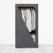 Wardrobe, Portable, ARMARIO ROPERO, 79 x 45 x H 155 cm, Grey Wardrobe, Portable, ARMARIO ROPERO, 79 x 45 x H 155 cm, Grey
