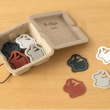 Paper Clips in cardboard, Set of 16, P-CLIPS - PAPER RABBITS, Midori, Assorted Paper Clips in cardboard, Set of 16, P-CLIPS - PAPER RABBITS, Midori, Assorted