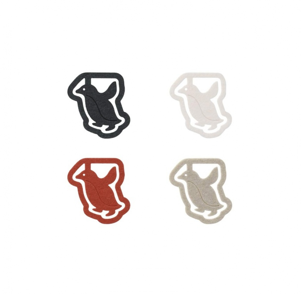 Paper Clips in cardboard, Set of 16, P-CLIPS - PAPER PENGUINS,, Midori, Assorted in the group Storage / Office supplies at SmartaSaker.se (40991)