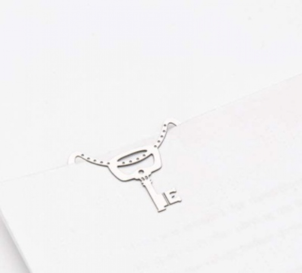 Paper Clips, E-CLIPS - NECKLACE, 16 psc, Midori, Silver in the group Storage / Office supplies at SmartaSaker.se (40993)
