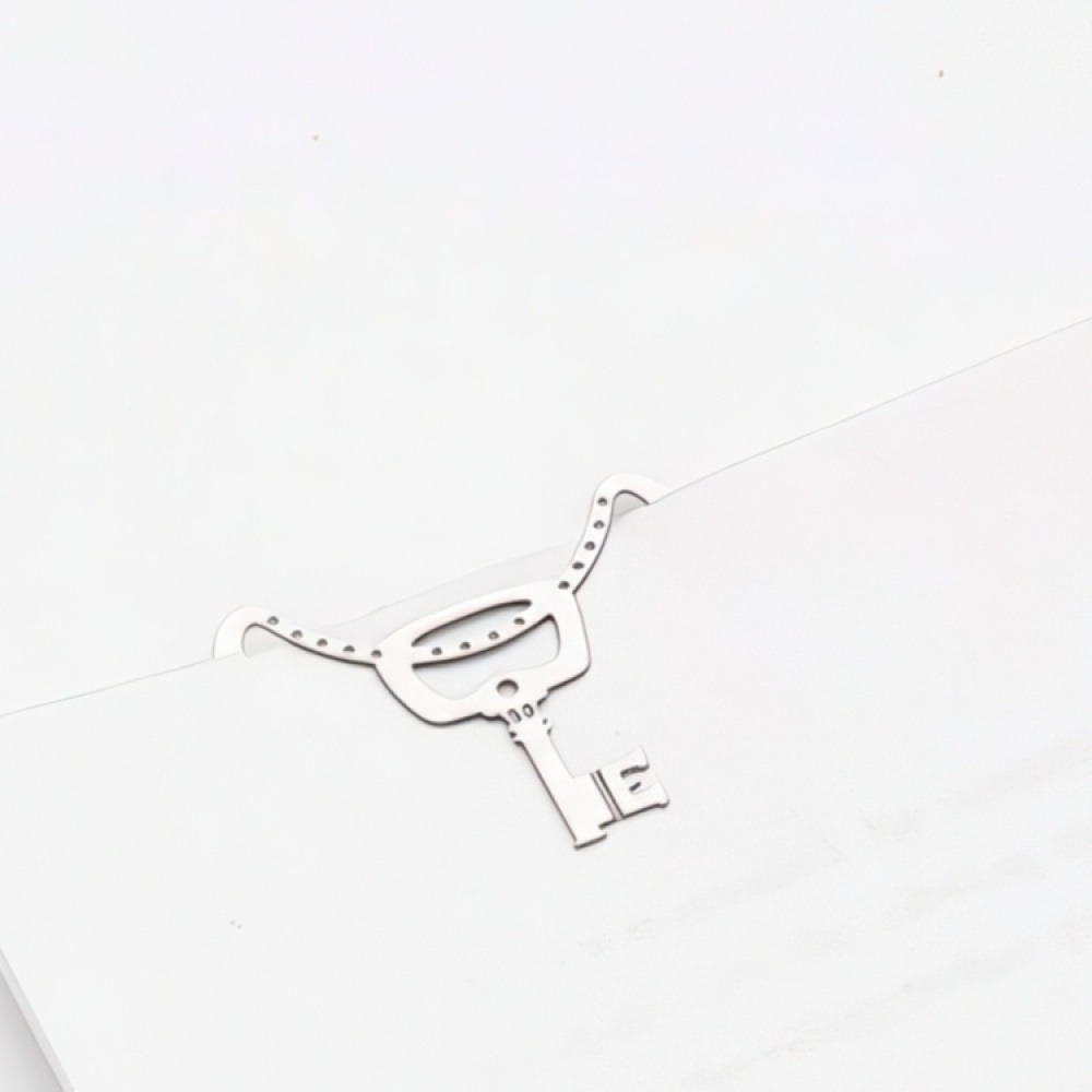 Paper Clips, E-CLIPS - NECKLACE, 16 psc, Midori, Silver in the group Storage at SmartaSaker.se (40993)