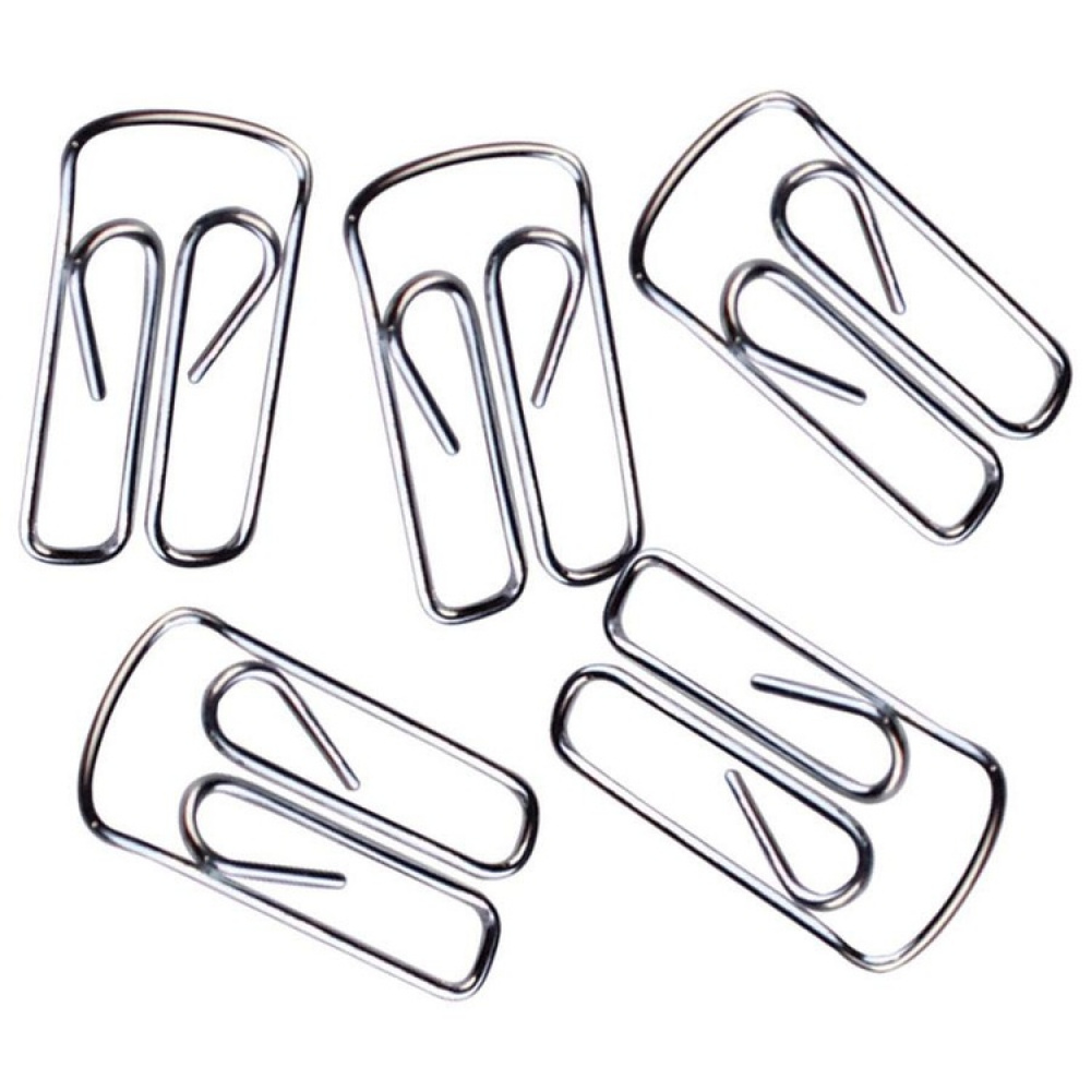 Paper Clips in metal. Set of 100, OWL, 2,7 cm, Silver in the group Storage / Office supplies at SmartaSaker.se (40996)