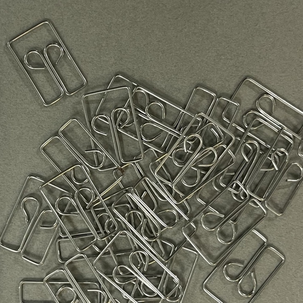 Paper Clips in metal. Set of 100, OWL, 2,7 cm, Silver in the group Storage / Office supplies at SmartaSaker.se (40996)