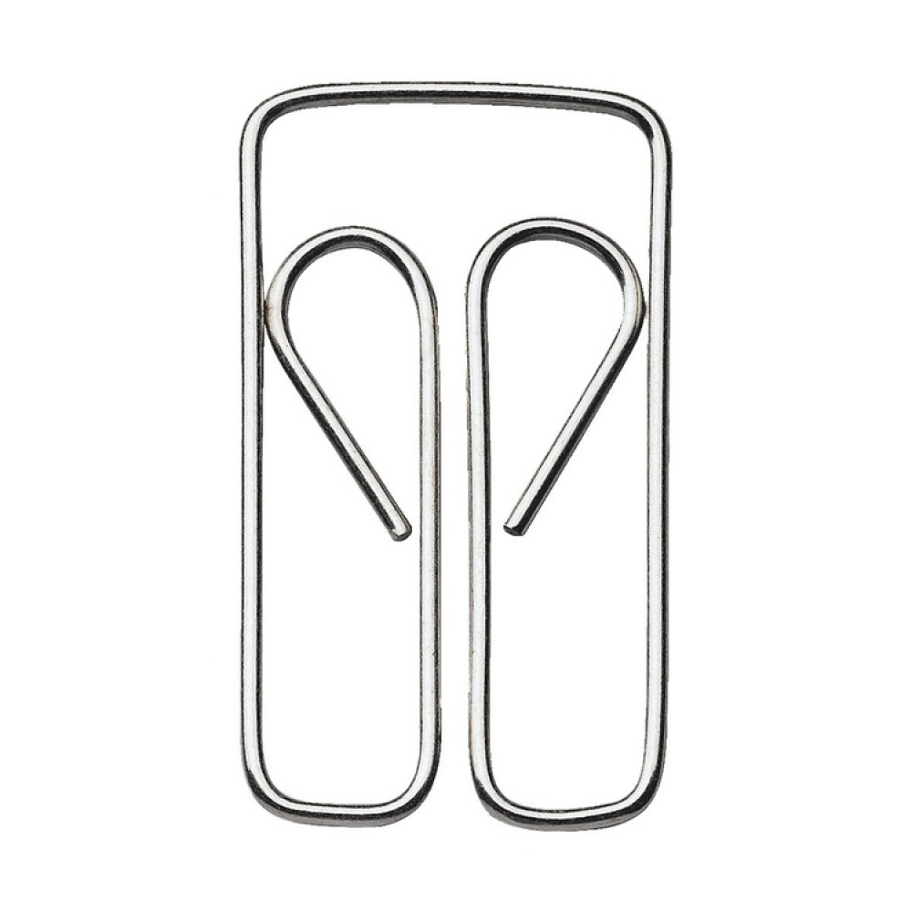 Paper Clips in metal. Set of 100, OWL, 2,7 cm, Silver in the group Storage / Office supplies at SmartaSaker.se (40996)