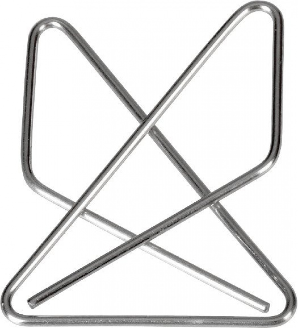 Butterfly paperclips, 50 psc, KREUZKLAMMERN XXL, 4,5 x 6 cm, Silver in the group Storage / Office supplies at SmartaSaker.se (40998)