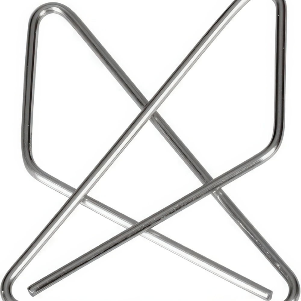 Butterfly paperclips, 50 psc, KREUZKLAMMERN XXL, 4,5 x 6 cm, Silver in the group Storage / Office supplies at SmartaSaker.se (40998)