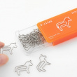Paper Clips, Set of 20, HORSE, Midori, Orange / silver Paper Clips, Set of 20, HORSE, Midori, Orange / silver