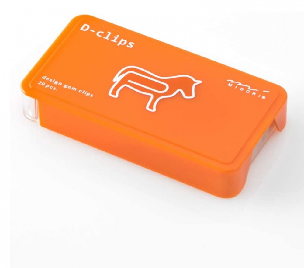 Paper Clips, Set of 20, HORSE, Midori, Orange / silver in the group Storage / Office supplies at SmartaSaker.se (41002)