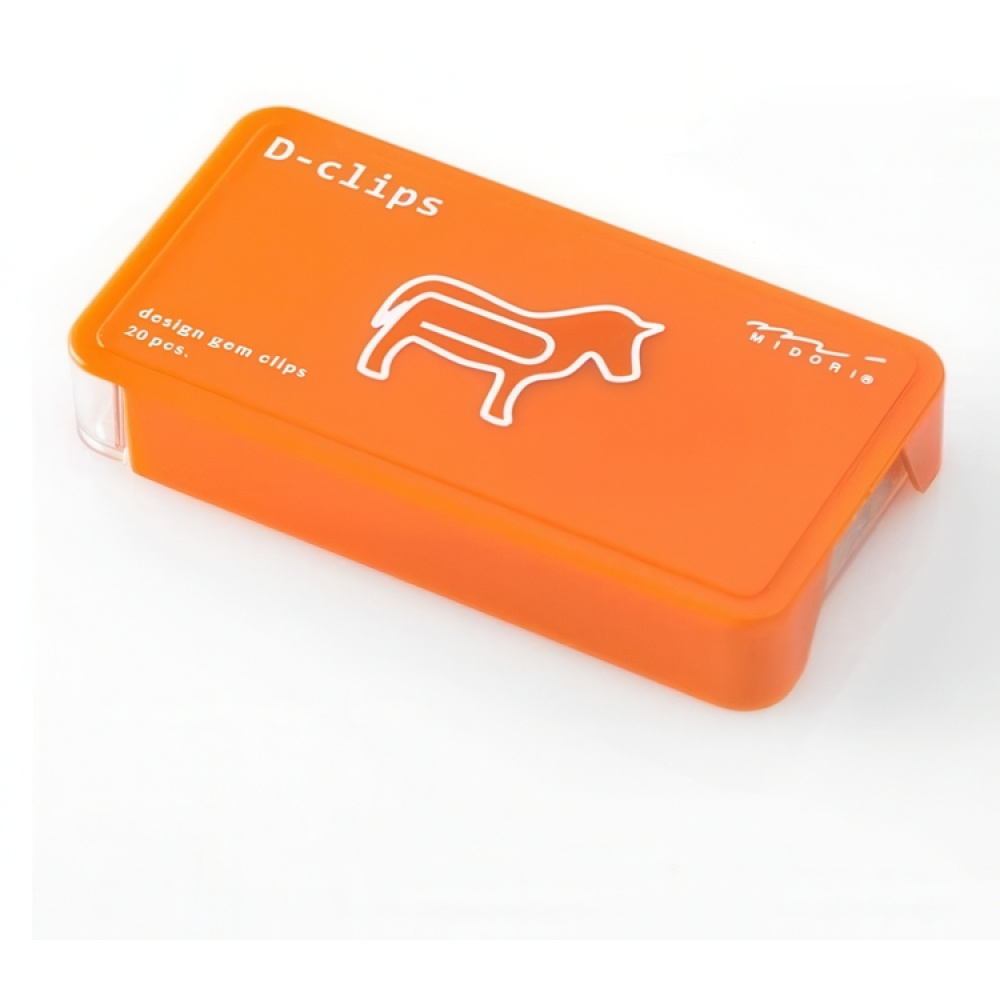 Paper Clips, Set of 20, HORSE, Midori, Orange / silver in the group Storage / Office supplies at SmartaSaker.se (41002)